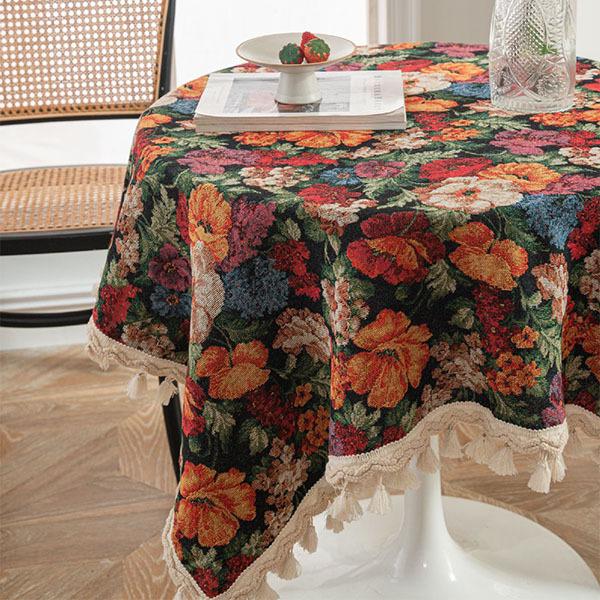 Скатерть с бахромой Q00425 90x90 см - фото 6 Скатерть с бахромой Q00425 90x90 см - фото 6