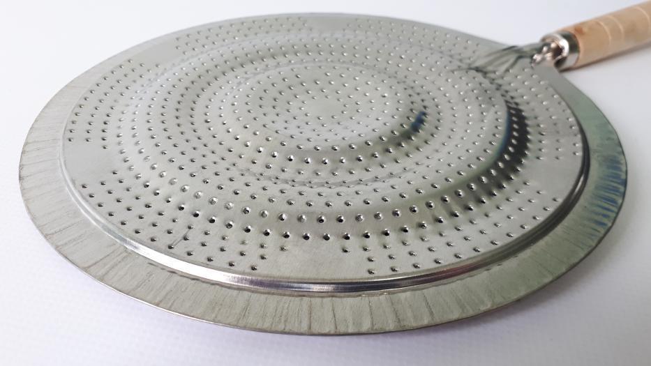 Розсікач вогню для газової плити металевий з ручкою D 21 см L 31,5 см (438595966) - фото 3