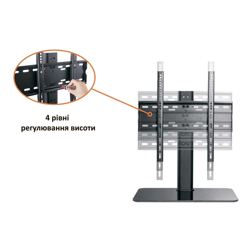 Крепление для телевизора ITech KFS-1 кронштейн настольный 32-47" (21208318) - фото 3