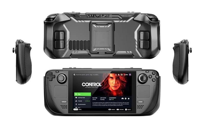 Чехол-кейс MUMBA Blade для Steam Deck с военным стандартом защиты MIL-STD Black - фото 3