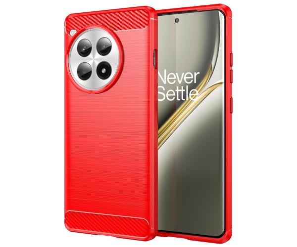 Чехол - накладка Polished Carbon для OnePlus Ace 3 Pro Красный