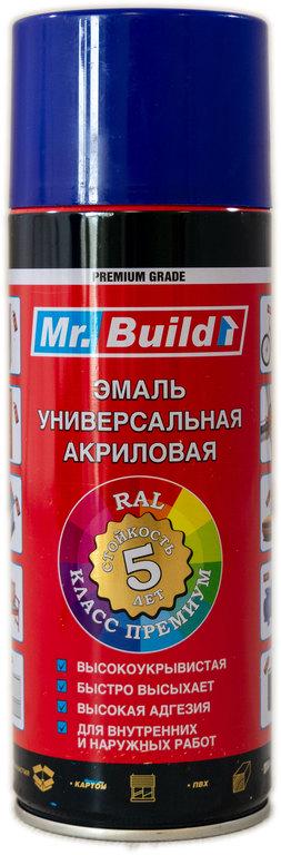 Фарба емалева Mr. Build 400 мл 5022 Темно-синій акриловий (000027514)