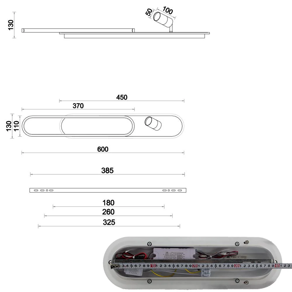 Люстра ESLLSE EDINBURGH с пультом 42 и 3W LR 600х130х130 мм Черно-белый (10547) - фото 5 Люстра ESLLSE EDINBURGH с пультом 42 и 3W LR 600х130х130 мм Черно-белый (10547) - фото 5