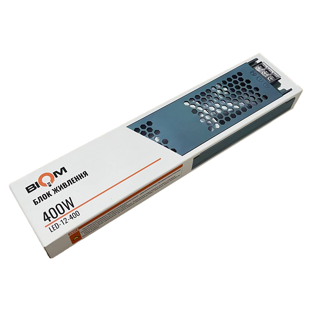 Блок живлення Biom 400W 12V 33A IP20 LED-12-400 - фото 6