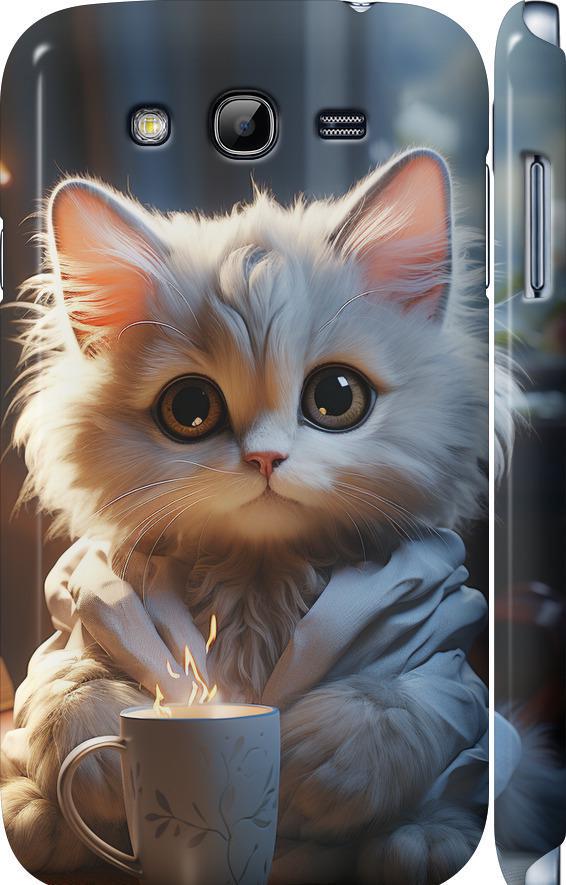 Чехол на Samsung Galaxy Grand I9082 White cat (5646m-66-42517) Чехол на Samsung Galaxy Grand I9082 White cat (5646m-66-42517)