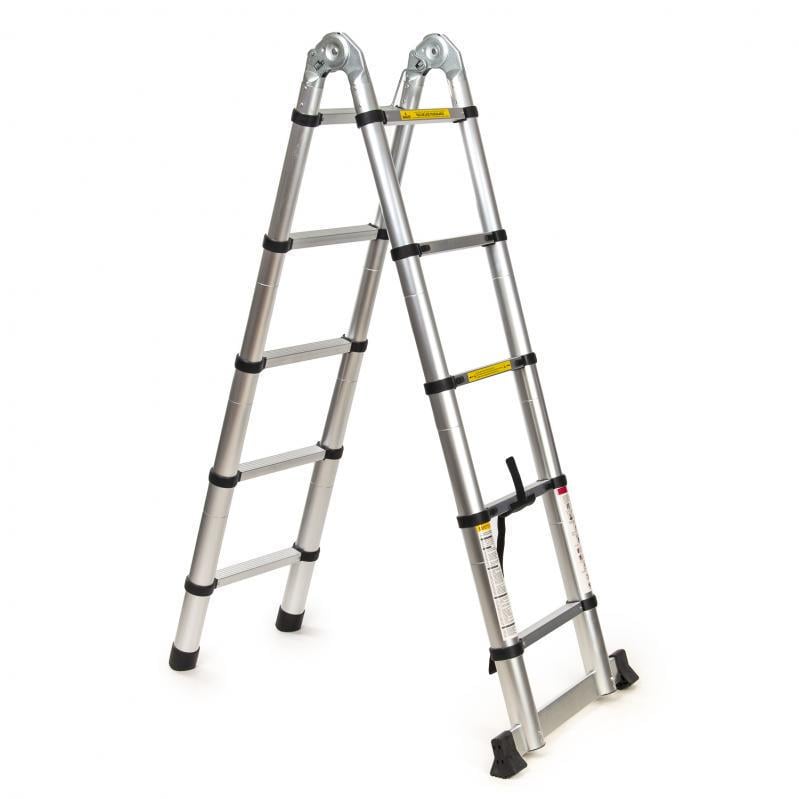 Лестница алюминиевая телескопическая 3,8 м (1207)