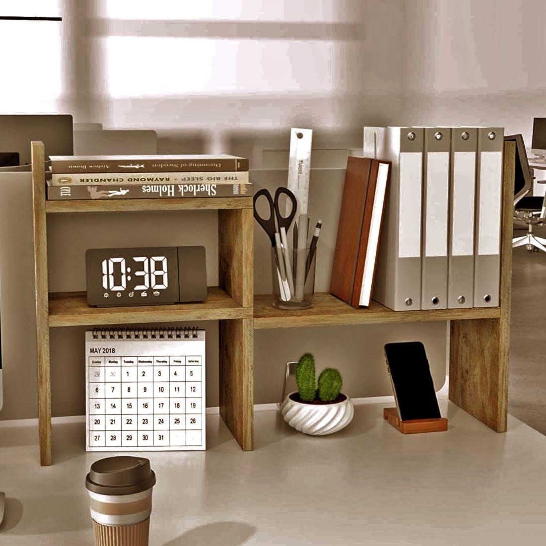 Полка книжная настольная из дерева Латинара Сиена (КПА-022505)