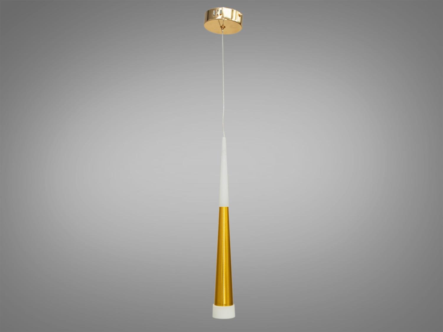 Люстра подвесная светодиодная Diasha 5W Золотистый (3002/1G)