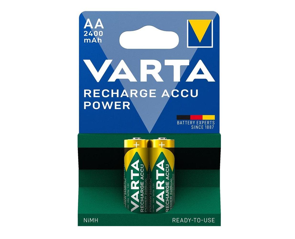 Аккумулятор Varta Power NiMh AA 2 шт. (56756101402)
