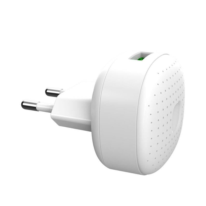 Мережевий зарядний пристрій Xo L86 1 USB/QC 3.0 18W White