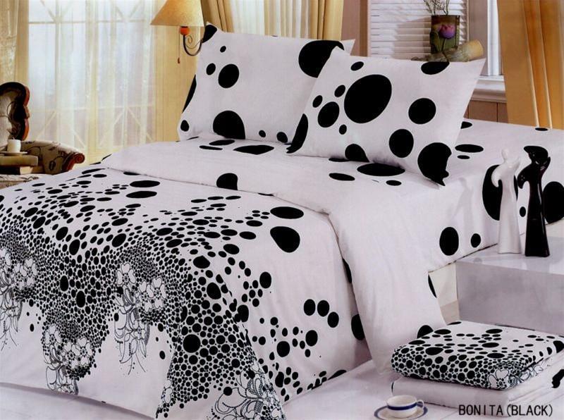 Комплект постельного белья Le Vele Bonita Daily семейный 160х220 см Black (lv-183)