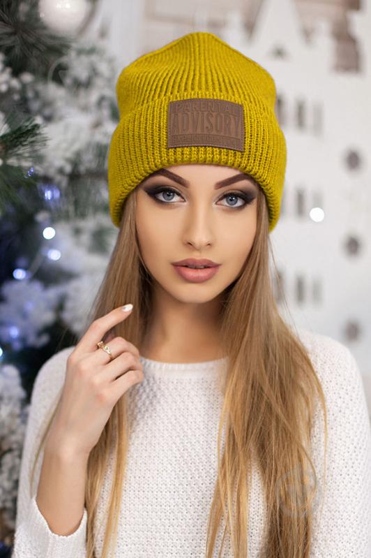 Шапка-колпак «Бруклин» Braxton горчичный 56-59