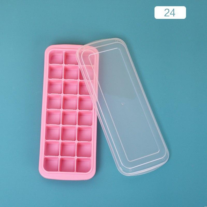 Форма для льоду силіконова з кришкою ICof Кубики 24 комірки Рожевий (Е051359) - фото 9 Форма для льоду силіконова з кришкою ICof Кубики 24 комірки Рожевий (Е051359) - фото 9
