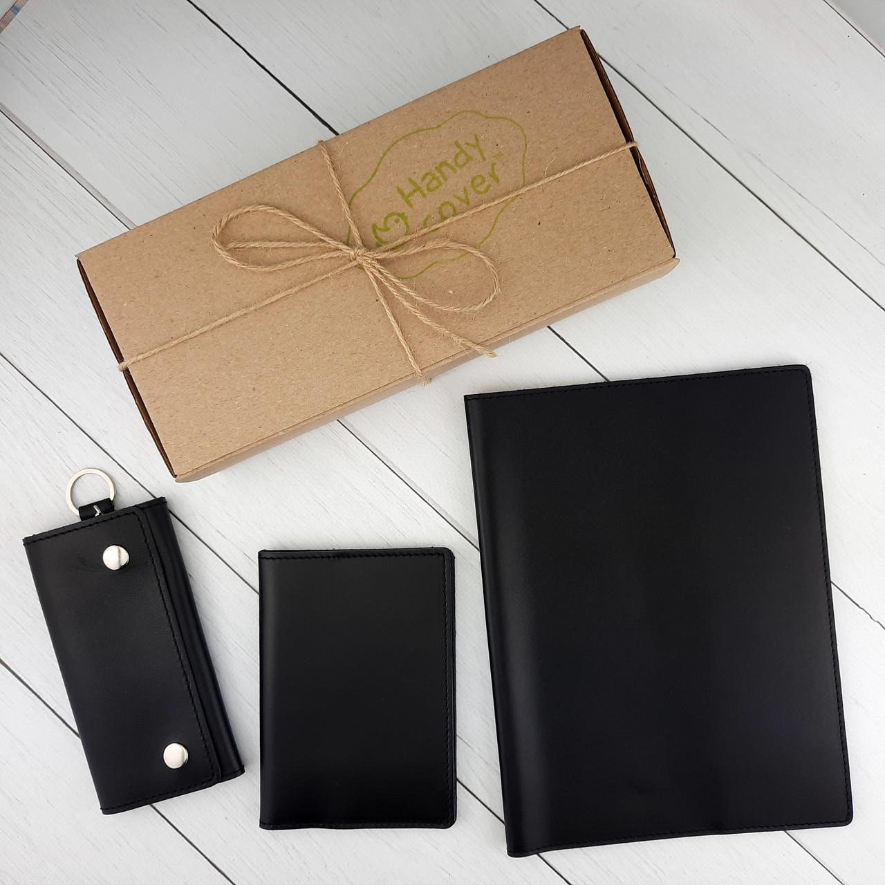 Подарочный набор мужской HandyCover №25 3 предмета Черный