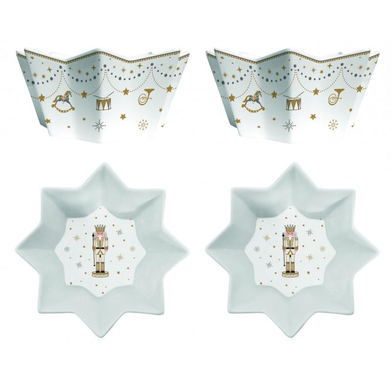 Набор из 2 салатников Easy Life Royal Nutcracker 14 см (111004406) - фото 3 Набор из 2 салатников Easy Life Royal Nutcracker 14 см (111004406) - фото 3