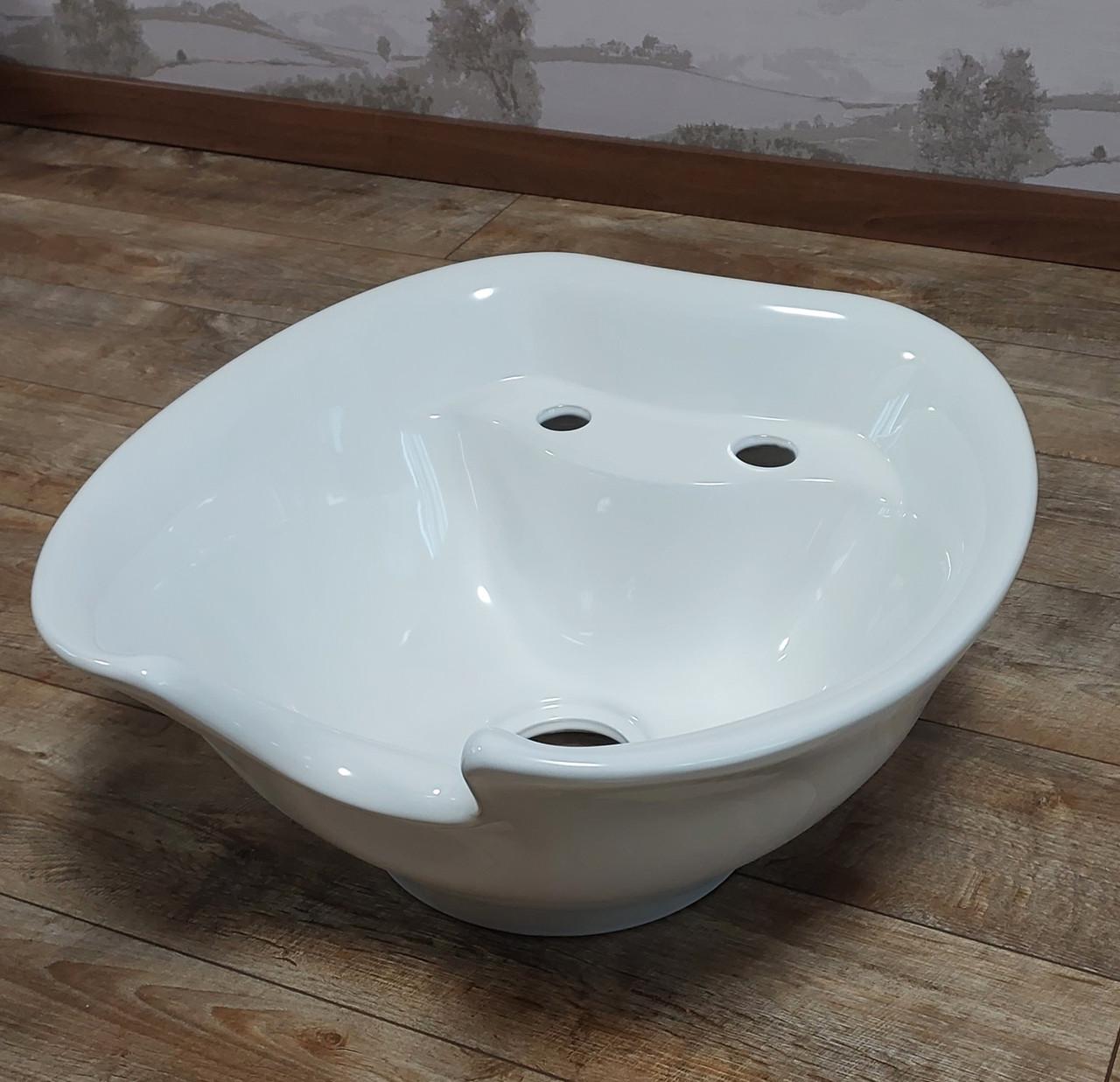 Раковина к парикмахерской мойке ДенІС professional Rumba 0331 керамическая Белый (1453071346) - фото 9 Раковина к парикмахерской мойке ДенІС professional Rumba 0331 керамическая Белый (1453071346) - фото 9