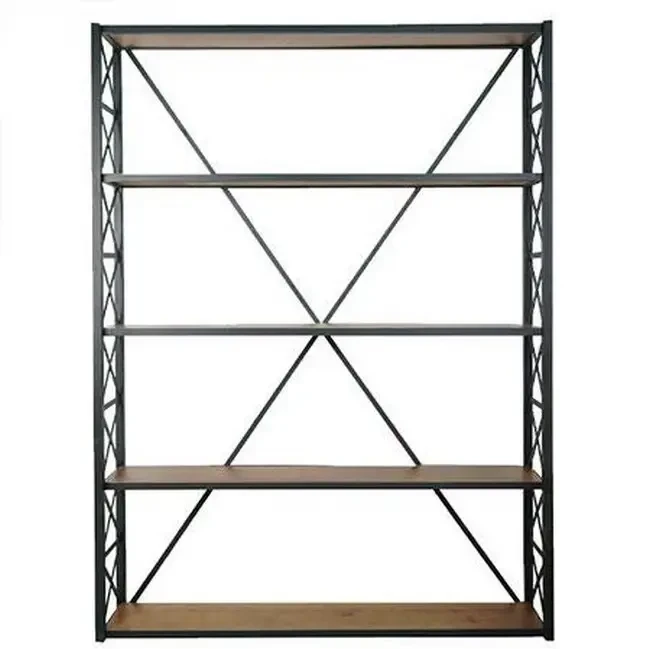 Стеллаж Loft NS-1701 с полками для работы и кабинет Черный (3075774107)