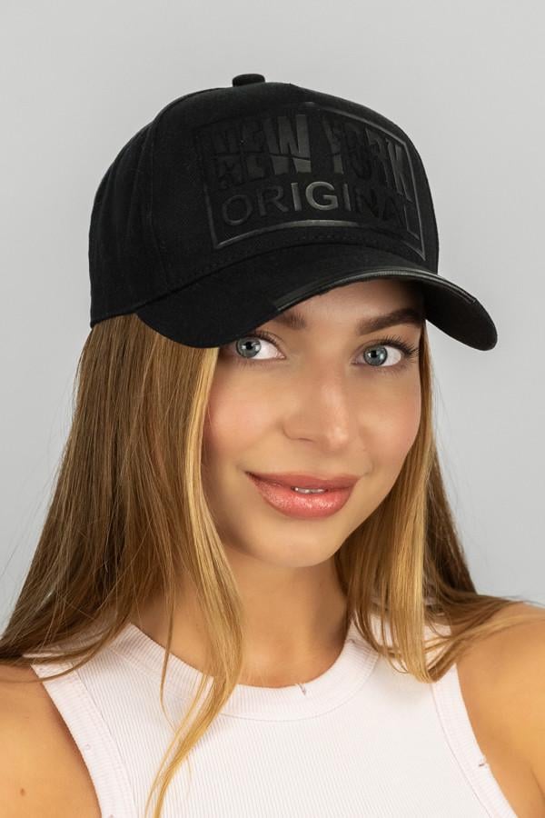 Кепка трекерка унисекс с накаткой New York One Size Черный (1550)