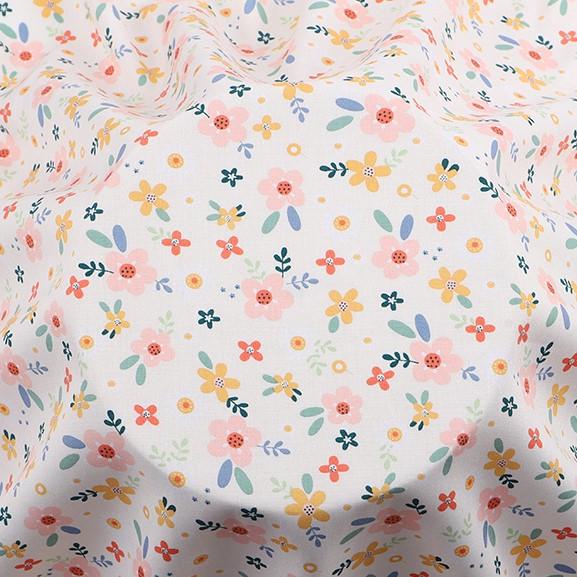 Ткань вискоза LuxFabric Mallow bloomingпринтированная 153 г/м² 1,45 м 1 м (ТП1431в59)