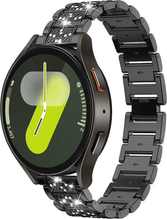Браслет металлический Glam для Galaxy Watch 7 Black (37469-2B) Браслет металлический Glam для Galaxy Watch 7 Black (37469-2B)