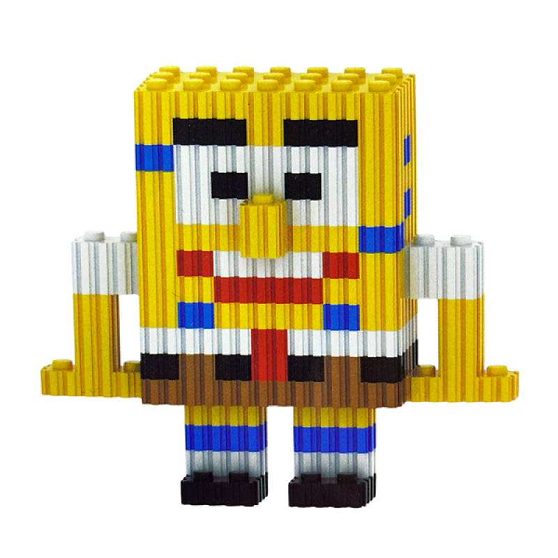 Конструктор фигурка Magic Blocks пиксели Губка Боб Квадратные Штаны 189 деталей (BX-6060) Конструктор фигурка Magic Blocks пиксели Губка Боб Квадратные Штаны 189 деталей (BX-6060)