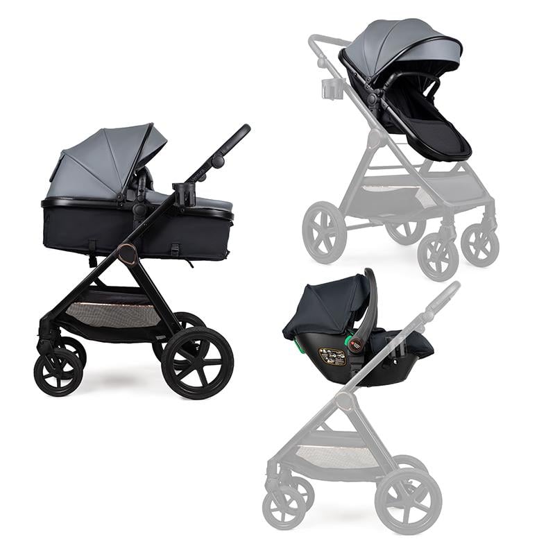 Коляска-трансформер Ninos Ventura ECO 3в1 с автокреслом от 0 мес. Grey (33693034)