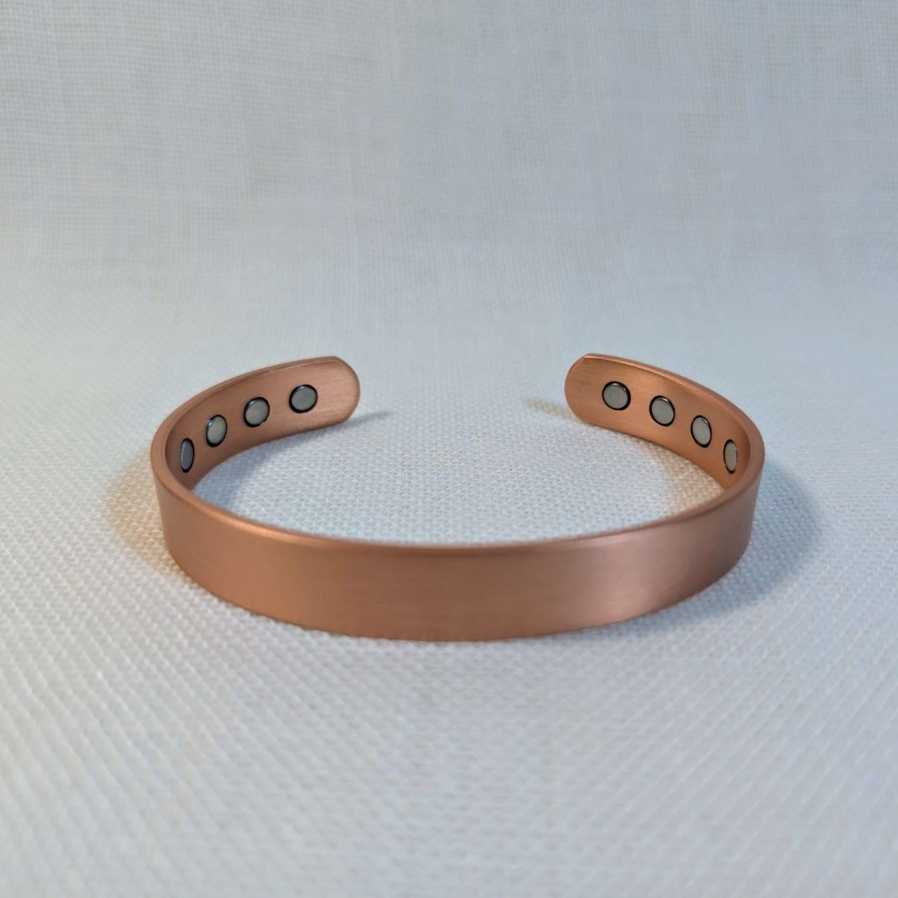 Браслет мужской магнитный из чистой меди лечебный Медный (33542155)