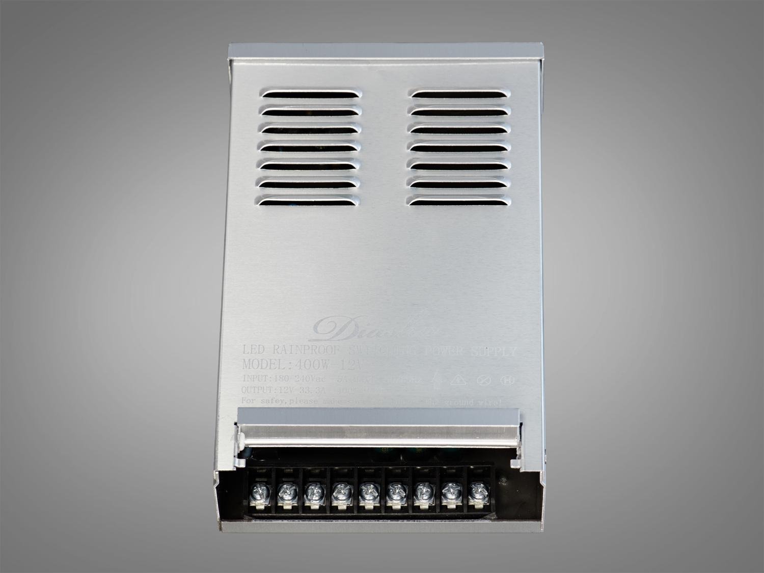 Блок живлення для підключення LED стрічки із захистом від дощу 12 В 400 Вт 33,3А (NPB-12 В-400w-IP44) - фото 2 Блок живлення для підключення LED стрічки із захистом від дощу 12 В 400 Вт 33,3А (NPB-12 В-400w-IP44) - фото 2