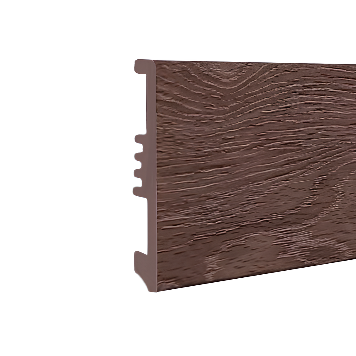 Плинтус дюрополимерный 80х12х2500 мм Темный дуб (8012P-14133-12)