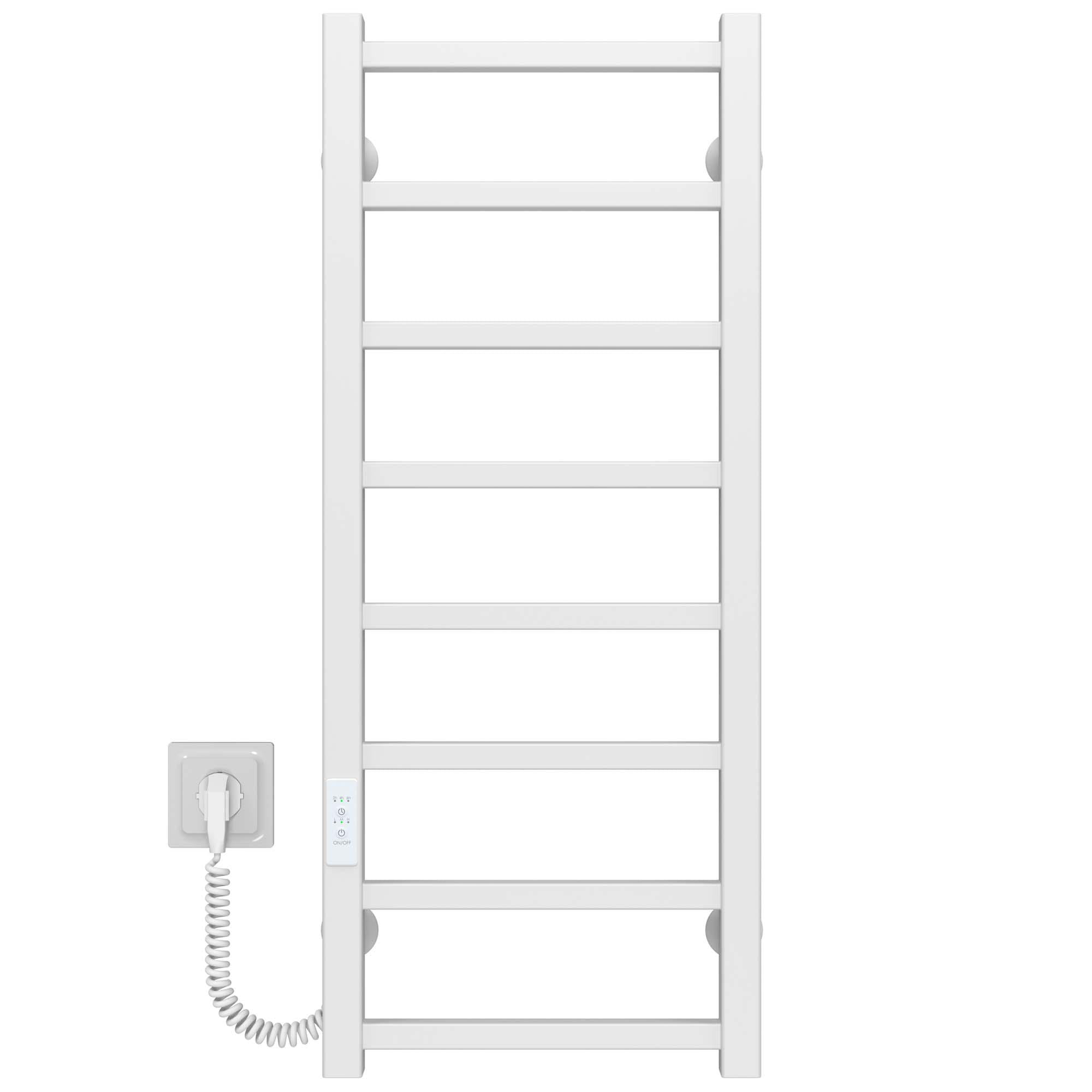Рушникосушарка електрична Deffi Forest П8 WD04 нержавіюча сталь 300х800 мм Білий (A.FR.80.30.8.E.W.L.4)
