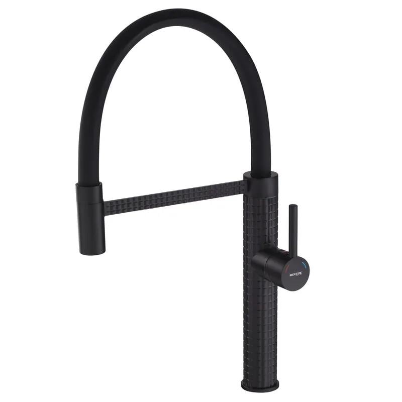 Змішувач для кухні MIXXUS PREMIUM OLIWER 017 Чорний (MI6966)
