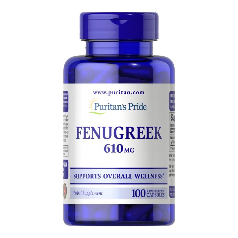 Семена пажитника Puritan's Pride Fenugreek 610 mg 100 капс. (20206-01) Семена пажитника Puritan's Pride Fenugreek 610 mg 100 капс. (20206-01)