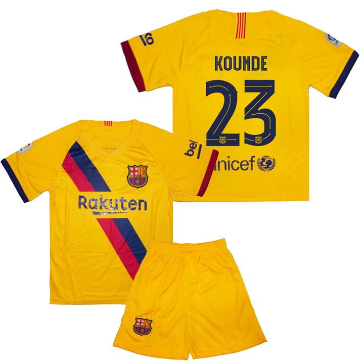 Футбольная форма детская Afina Sport KOUNDE 23 Барселона 2019-2020 Away 145-155 см (set2794_123816) - фото 2