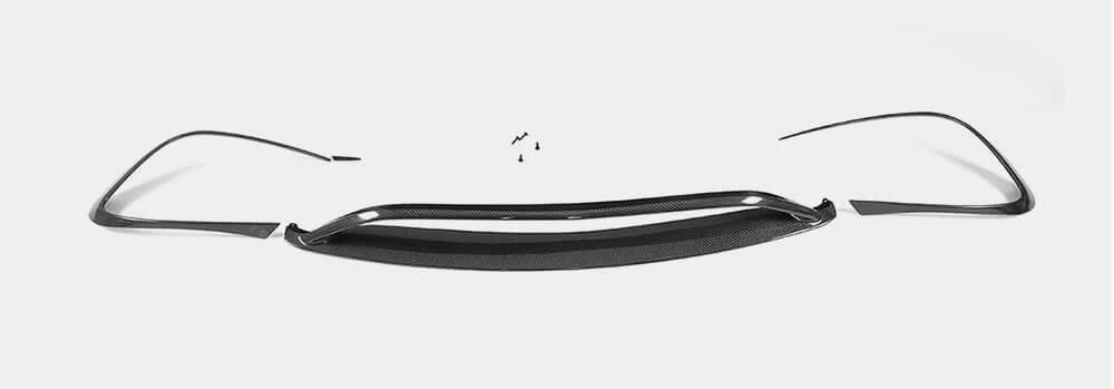 Накладка на передний бампер Lip DDCarbon для AMG-Line SD 2017-2019/Mercedes CLA C117 2013-2019 карбон (147954)