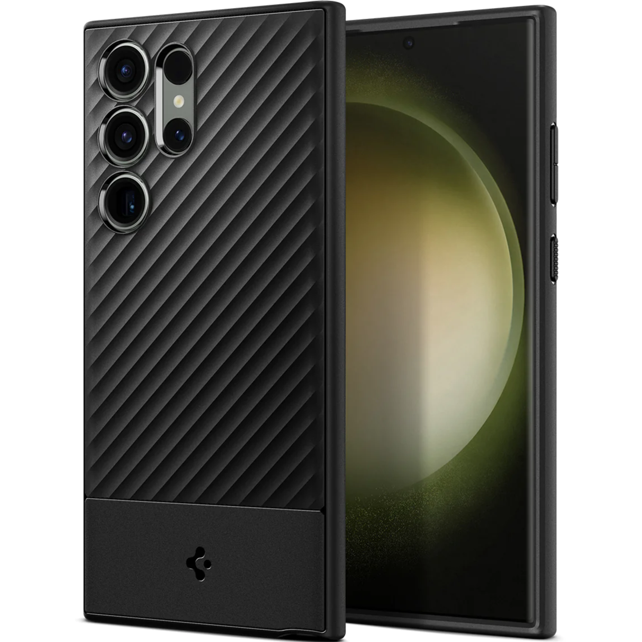 Чехол-накладка Spigen Core Armor Case for Samsung S23 Ultra, Black (ACS05643)