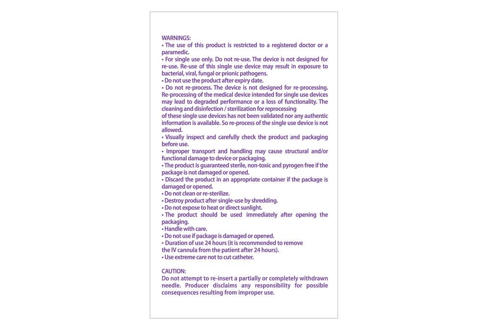 Канюля 2В 22G 0,9х25 Голубой (COM10067) - фото 3