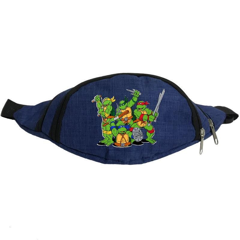 Поясная сумка-бананка Cappuchino toys Черепашки Ниндзя Turtle-003 Синий (1383868992)