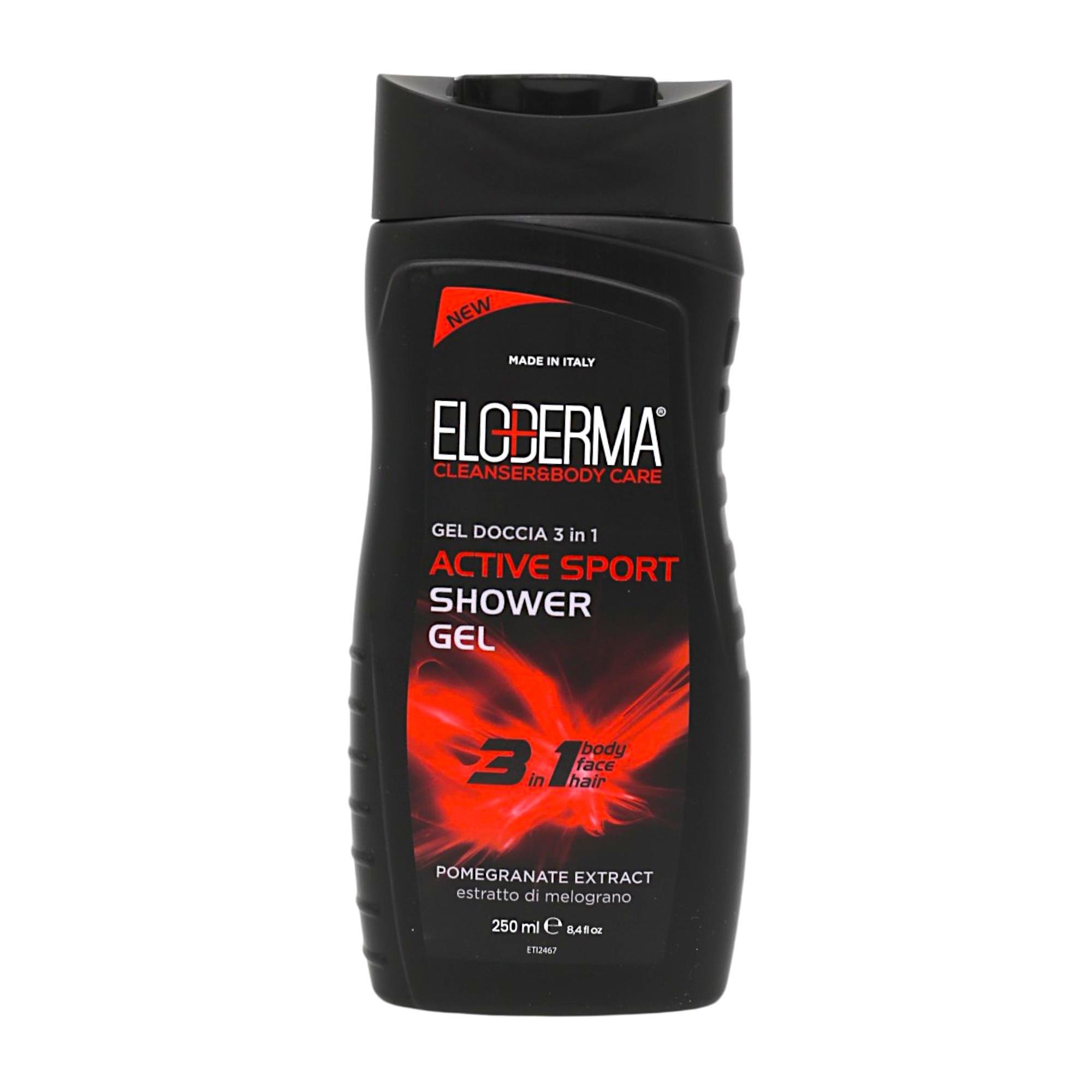 Гель для душа мужской Active Sport Eloderma 3в1 250 мл (НФ-00008772)