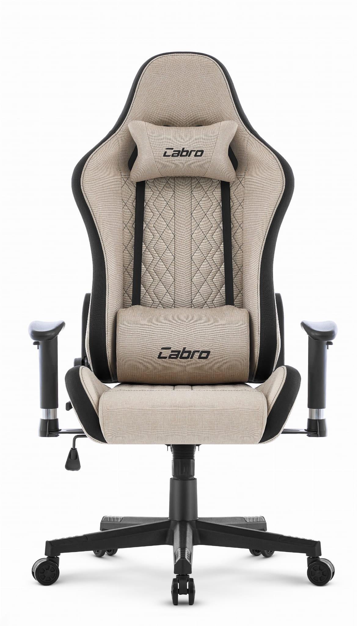 Кресло геймерское Cabro C508 ткань Beige (5907196012020)