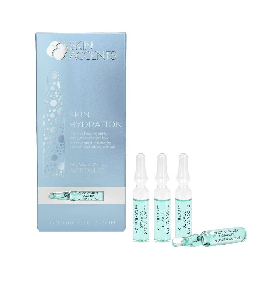 Комплекс олиго ревитализирующий Inspira:cosmetics Oligo Vitalizer complex Skin Accents 7 шт. 2 мл (4251059301471)