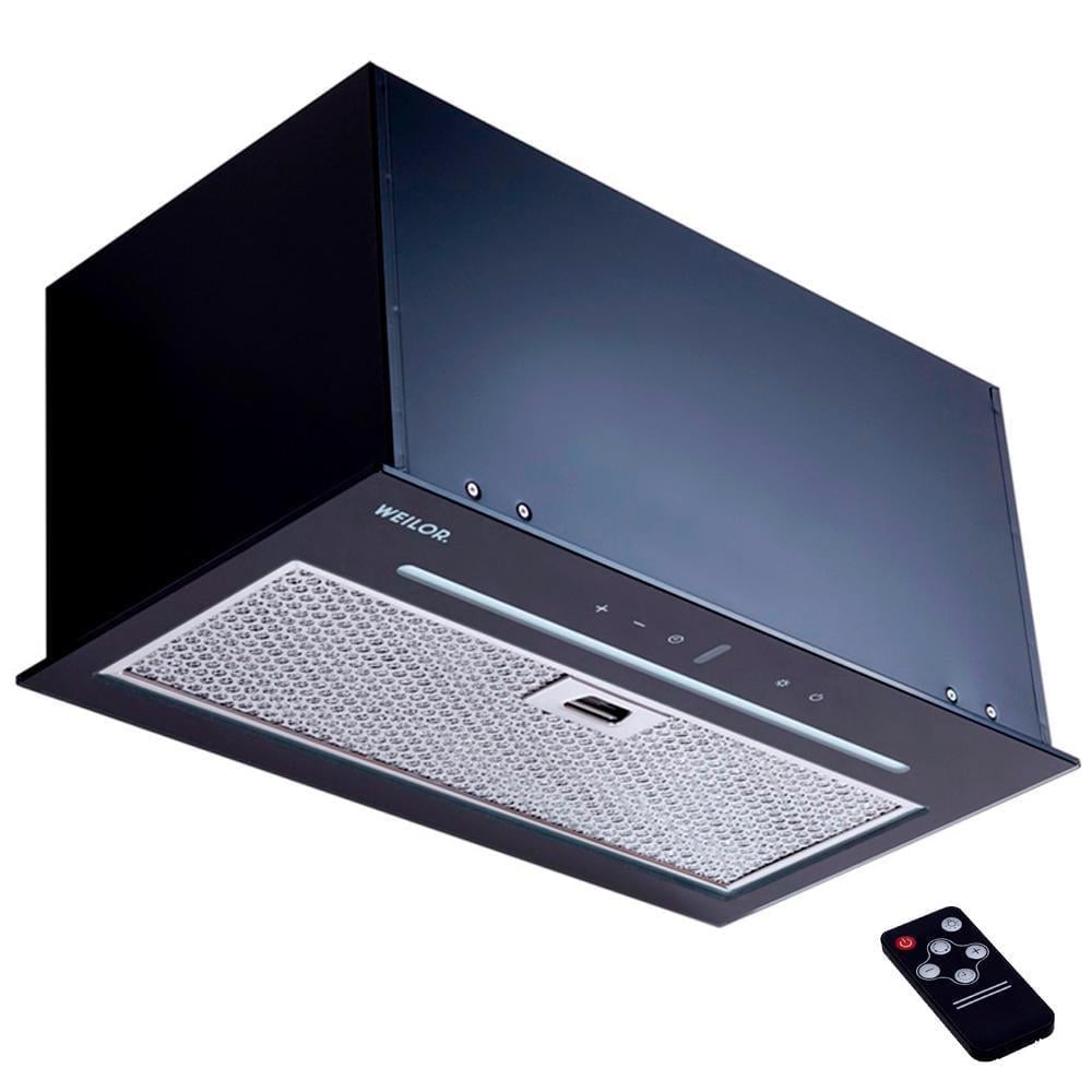 Вытяжка Weilor PBSR 52651 GLASS BL 1300 LED Strip Черный (5902767904971)