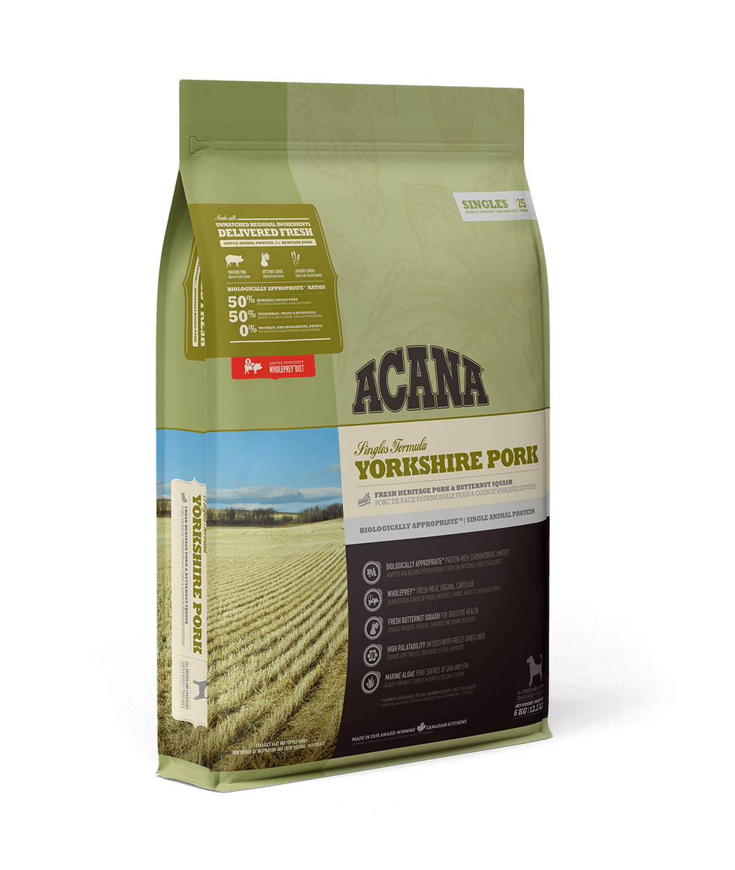 Корм для собак всех пород и всех стадий жизни Acana YORKSHIRE PORK Свинина 1 кг (2062)
