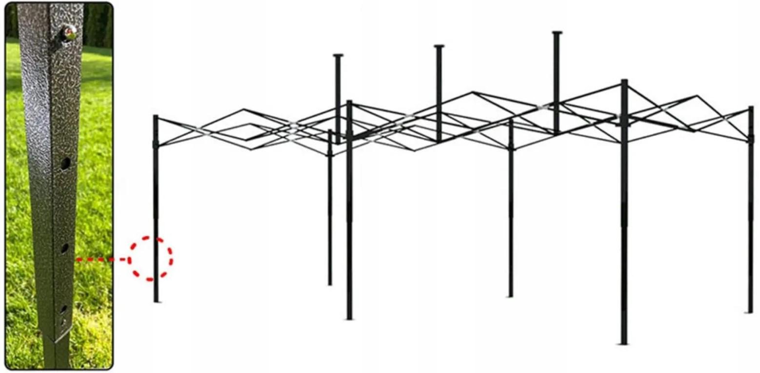 Намет-павільйон розсувний Bonro B-9006 з стінками та сумкою 3х6 Зелений (6016) - фото 8 Намет-павільйон розсувний Bonro B-9006 з стінками та сумкою 3х6 Зелений (6016) - фото 8