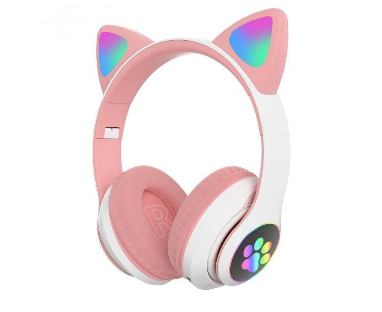 Навушники Bluetooth CAT STN-28 Рожевий (1144)