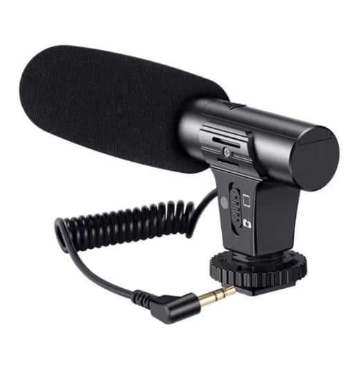 Микрофон универсальный Mamen MIC 06 для камер и смартфонов