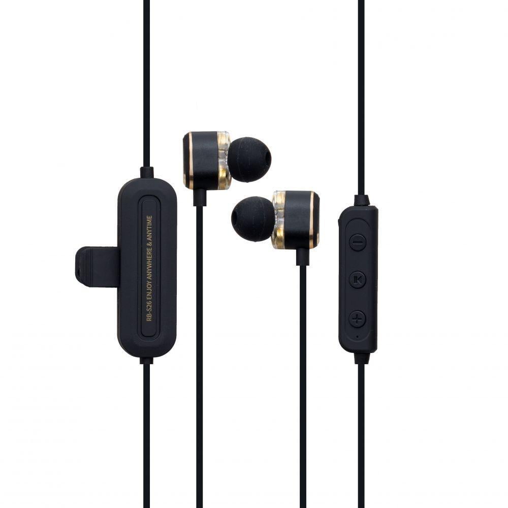 Наушники Bluetooth 5.0 REMAX with mic Dual Moving Coil RB-S26 black