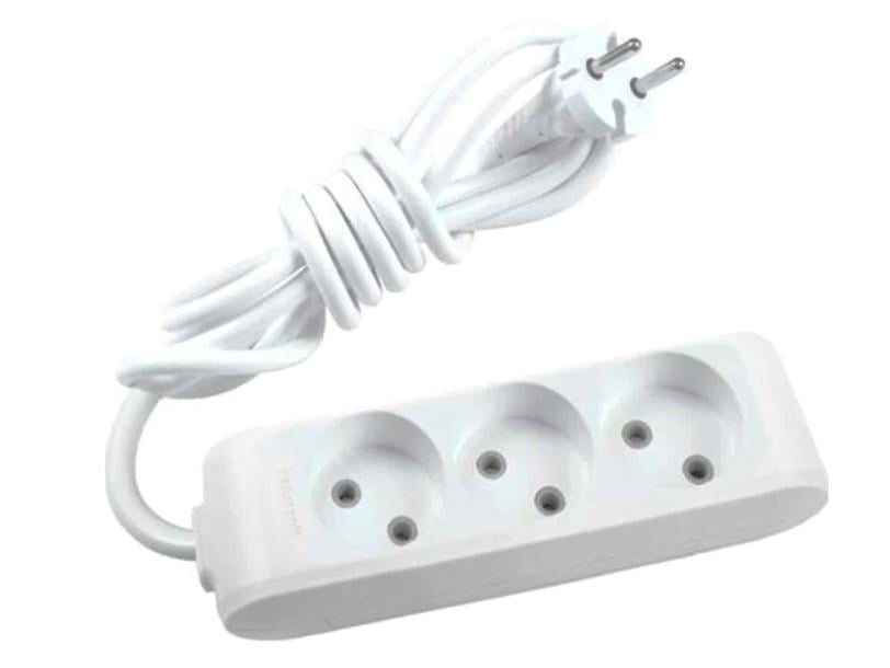 Подовжувач Panasonic WLTB02352GR-UA X-tendia 3 гнізда 5 м з захистними шторками Сірий