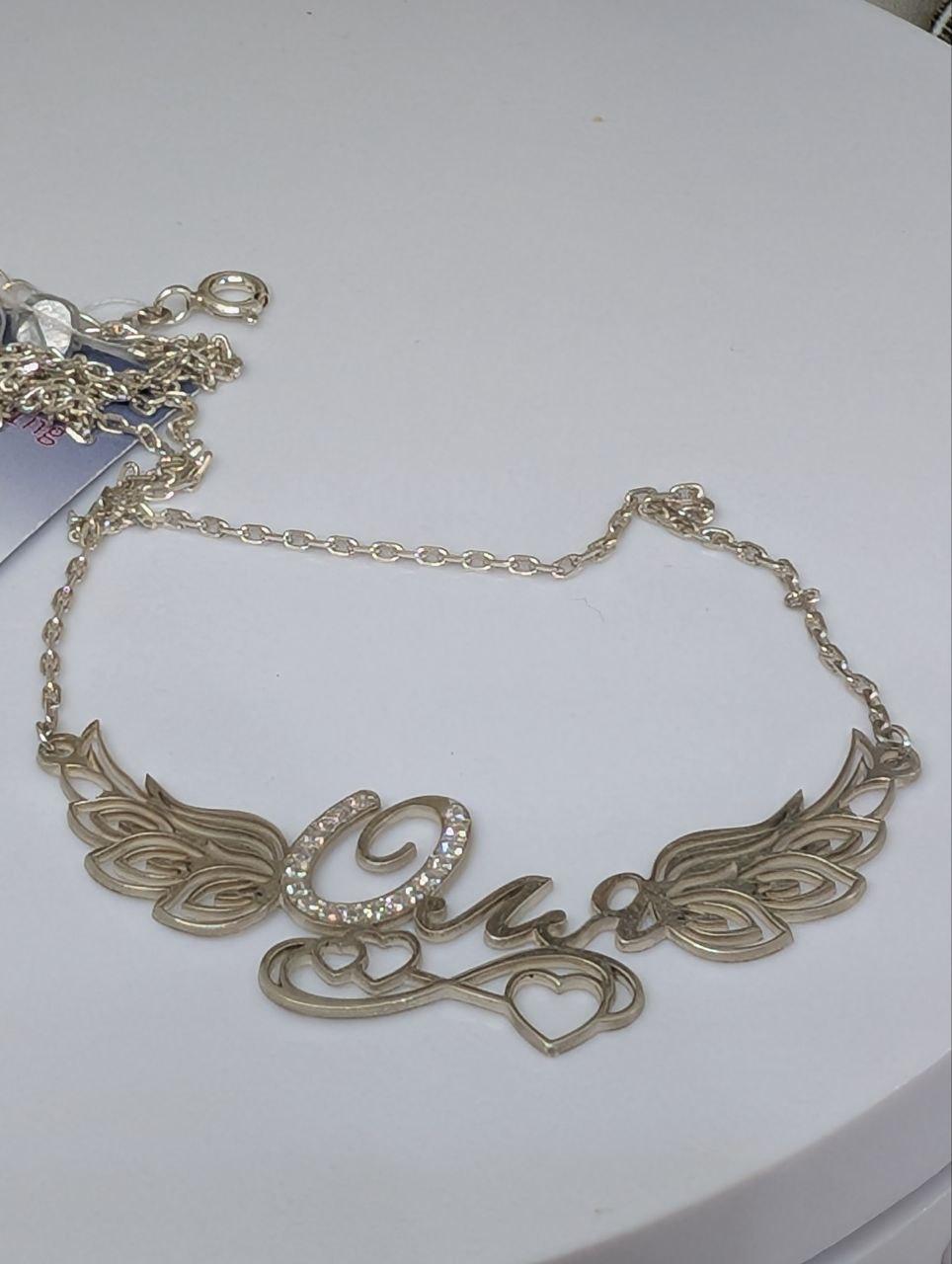 Кольє срібне Імене "Оля" 925 проба (2822539151)