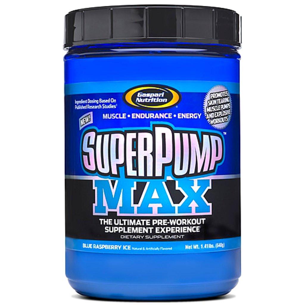 Предтренировочный стимулятор Super Pump Max 640 г Blue Raspberry