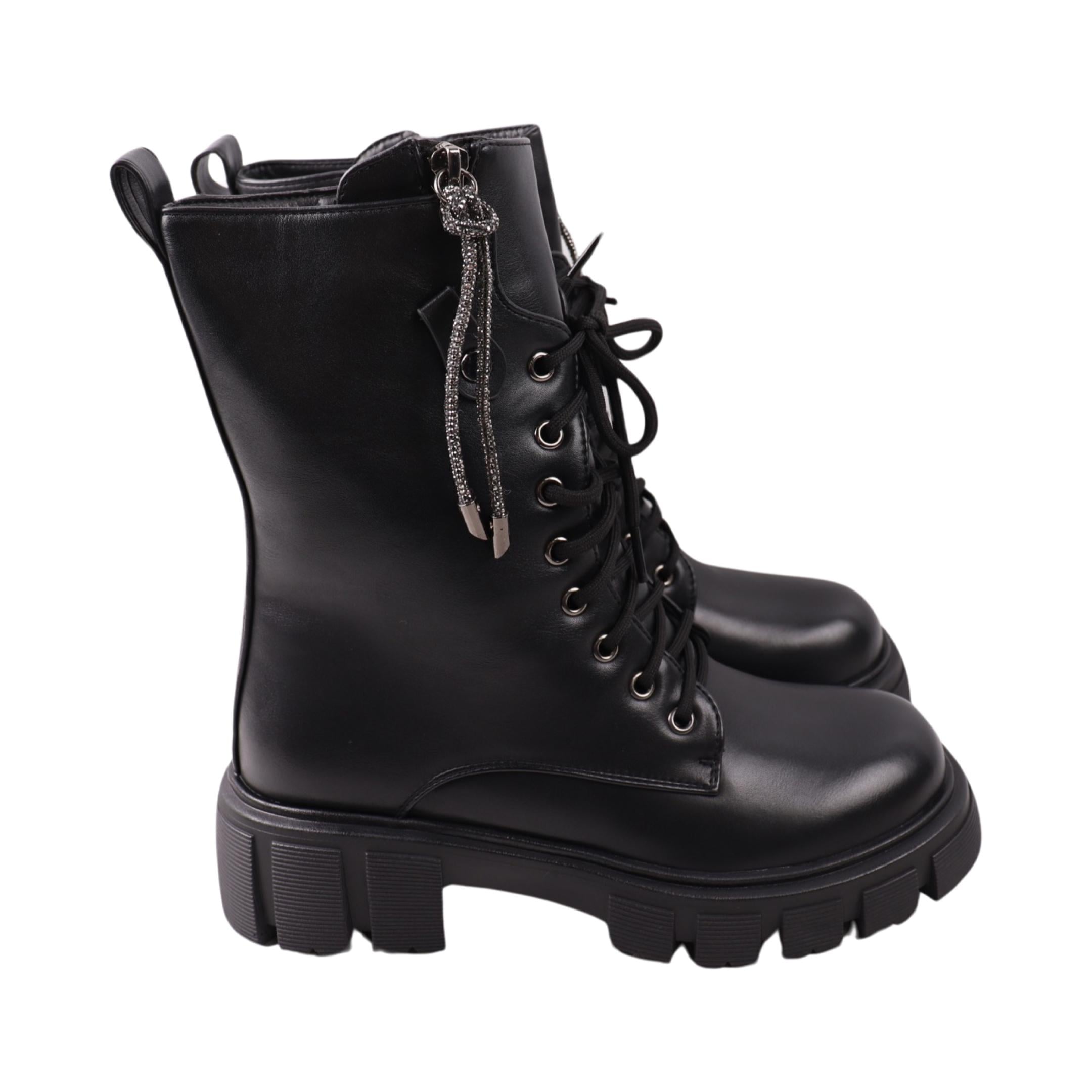 Ботинки женские Stefaniya nina р. 39 Черный (235-23DHC)